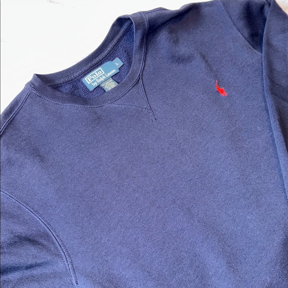 Polo Ralph Lauren Navy Crewneck Sweater